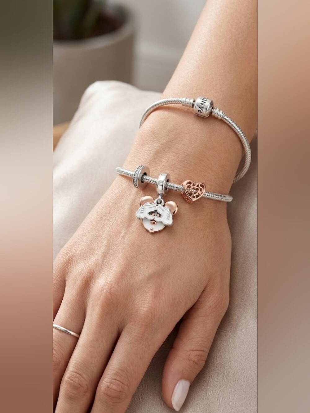 Mickey peek a boo Charm